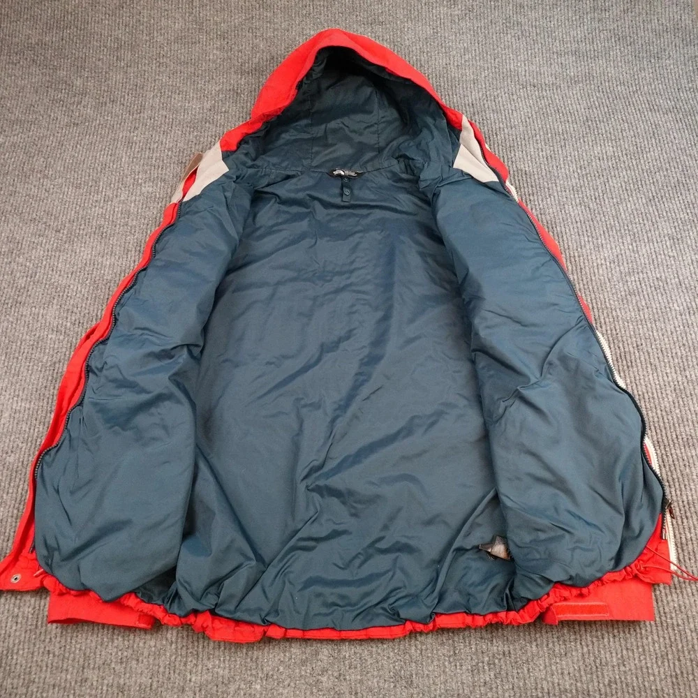 The North Face Jacket Mens Large Red DryVent Hooded Insulated Waterproof Ski